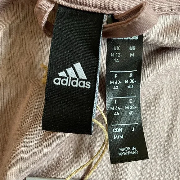 Brand New Women's Adidas Training Hyperglam cropped velour hoodie - Picture 8 of 16